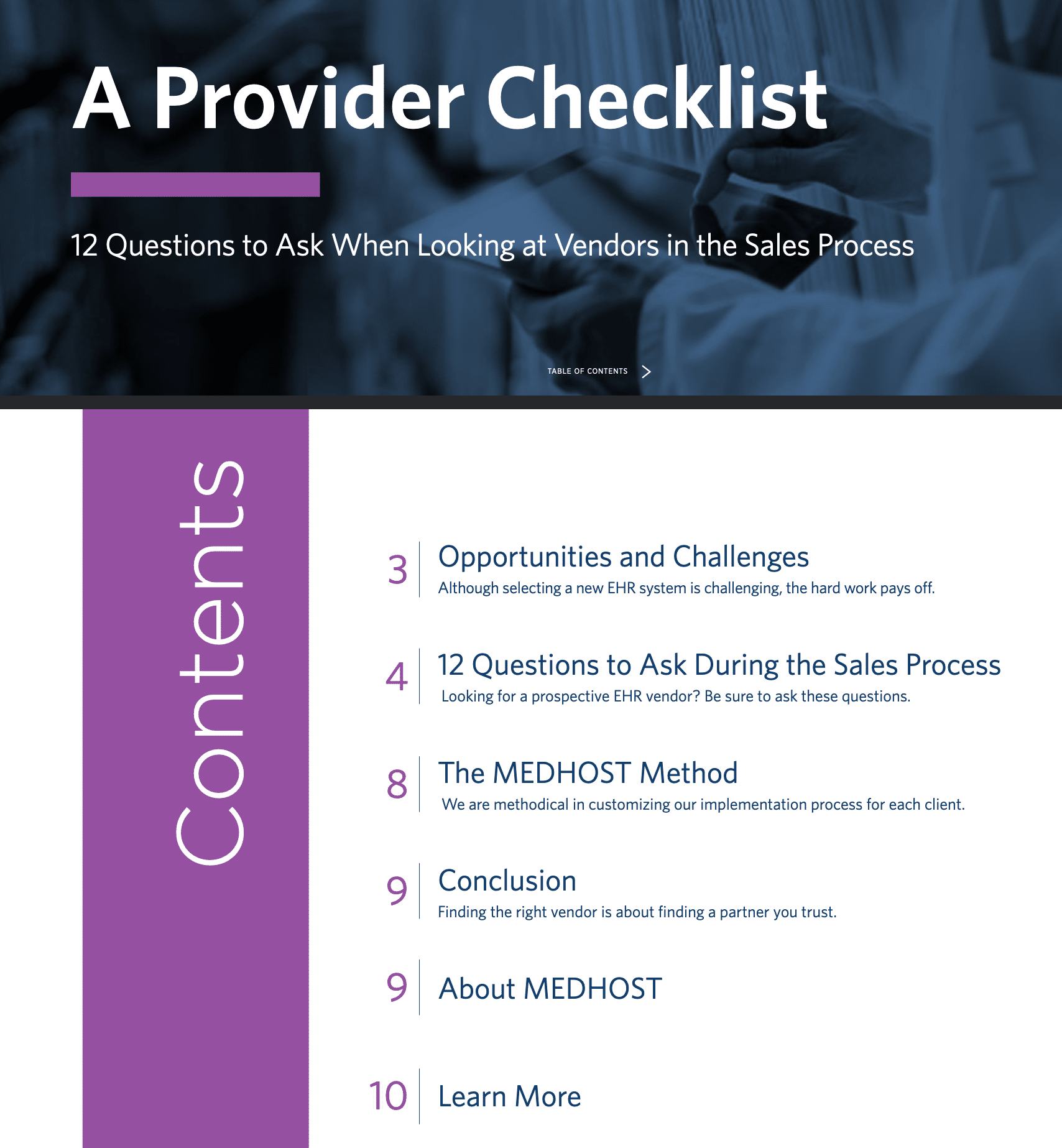 A Provider Checklist eBook thumbnail